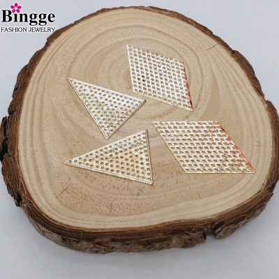 DIY gadgets diamond size 30X50MM thickness 0.4mm triangle size 37X27MM thickness 0.5mm