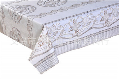 Fashion PVC printed tablecloth apron popular style professional custom cold-proof tablecloth loth square