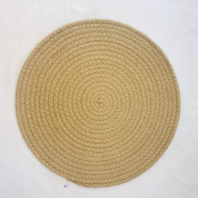 Foreign trade sells Europe type originality hemp rope braids eat mat circular thickening heat insulation mat to restore ancient ways desk mat dish mat