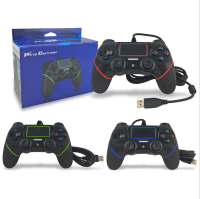 Private mould pack PS4 Wired Gamepad The New Scheme of PS4 Wired Game Gamepad has stable quality