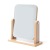 Factory Wholesale Desktop Square Makeup Mirror Desktop Beauty Wooden Mirror Wooden Antique Square Mirror