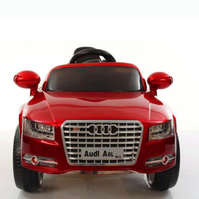 Children's electric car audi model can sit with light music independent swing four-wheel light