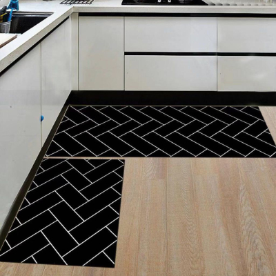 The Kitchen two-piece floor mat non-slip mat 50/120.+50/75
