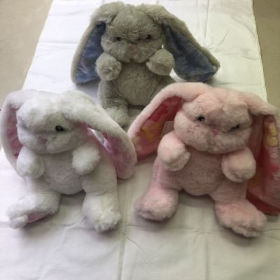 20 cm long ears rabbit 3 color children dolls plush toys gifts