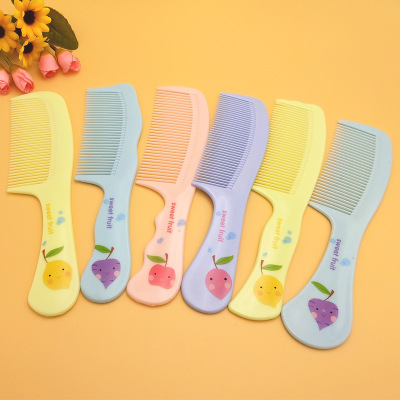 Manufacturers direct plastic comb students home use of children's environmental protection plastic comb fine hairdressing comb can be customized