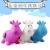 Production kindergarten children inflatable jump horse tasteless PVC painted cow baby animal toys trade