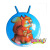 PVC labeled big horn ball children 's toy ball cartoon bouncing ball bouncing ball children' s toy ball