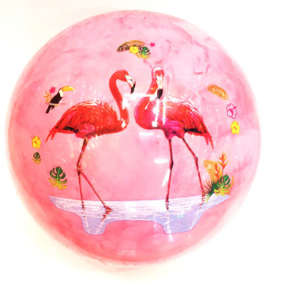 Inflatable sticker ball cloud flamingo ball toy ball sports pearlescent sticker ball pattern