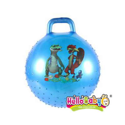 PVC labeled big horn ball children 's toy ball cartoon bouncing ball bouncing ball children' s toy ball