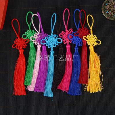Factory Direct Sales Chinese Knot Tassel No. 5 6 Knot Chinese Style Decoration Tassel Pendant Tassel Chinese Style Special Gift