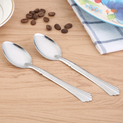 Manufacturer wholesale stainless steel long handle ice spoon home spoon, coffee spoon, creative printing children 's spoon
