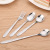 Wholesale Korean stainless steel western tableware household kitchen stainless steel spoon, fork coffee spoon gift set