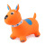 Factory production kindergarten children inflatable jump horse large PVC painted dog baby animal toys