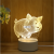 3D LED Night Light for Kid Girl,3D Optical Illusion Lamp Nightlight for Bedroom Lamps