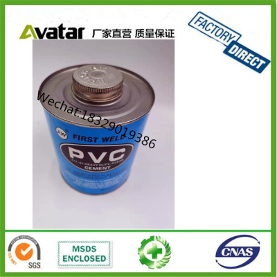 FIRST WELD heavy body pvc pipe glue pvc solvent cement for pvc sheet industrial piping system 