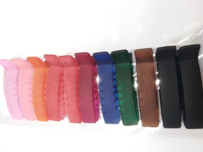 New Candy Rubber Paint Duck Clip Not Easy to Break Barrettes Head Accessories