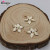 DIY manufacturers homemade flower shaped accessories size 26 mm diameter thickness 0.4 mm plating color can be customized
