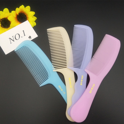 New Frosted Warm Color Series Plastic Hairbrush Children Daily Smooth Hair Long Comb Household Plastic Hairbrush Supplier Super