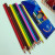 Foreign trade color pencil 12 color wood color lead writing smooth easy coloring spot
