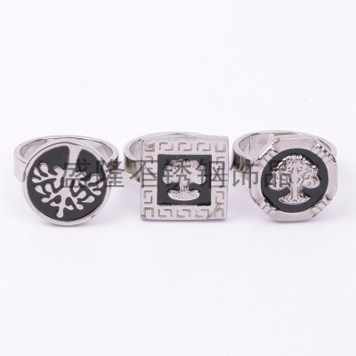 Aliexpress Wish hot style diamond life tree ring jewelry men ring manufacturers