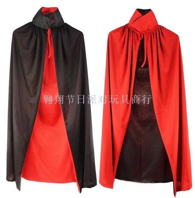 Halloween Cape of Death red and black Cape of witch Cape