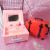 Retro girl heart birthday music box girls gift bestie girls children's suitcase music box