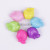DIY handmade accessories apple acrylic jelly color accessories bag hang key hang loose beads