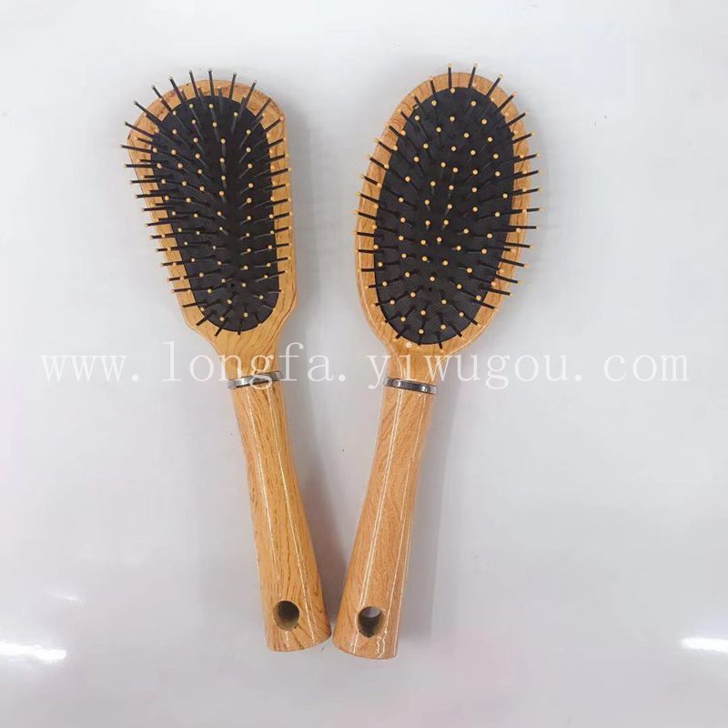 隆发镜梳 vanessa高品质仿木纹美发梳气垫梳按摩梳保健梳家用梳