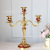 Luxury gold plated silver metal alloy Luxury European alloy home hotel KTV classic