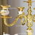 Three-head luxury silver-plated metal alloy high-grade European alloy candlestick home hotel KTV classic style