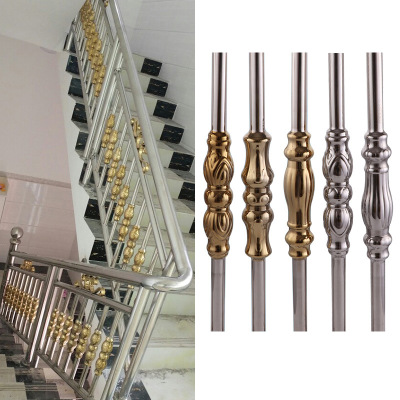 European - style stair handrail stainless steel column water column interior guangdong decorative tube accessories fence fence fence