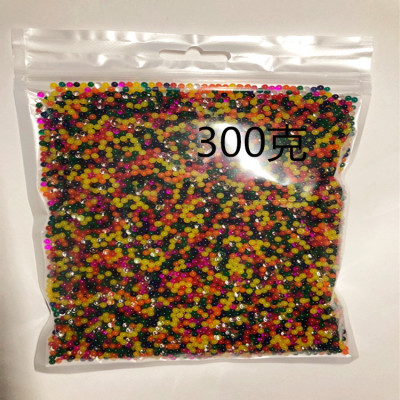 [factory cargo tong] water absorption beads nutrient soil colorful crystal clay environmental protection, land spread hot sell 300 grams/bag