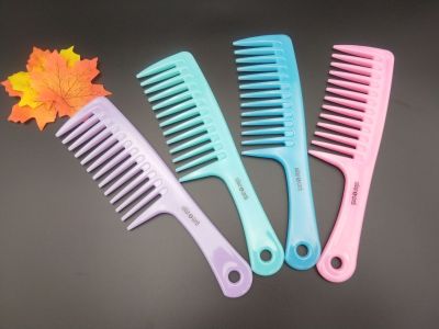 Luminous Household Extra Large Lengthen and Thicken Not Easy to Break Perm Curly Hair Straight Hair Large and Wide Tooth Plastic Comb
