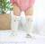 19 Korean cartoon all-cotton children's socks 3d ear tube baby socks anti-slip floor socks