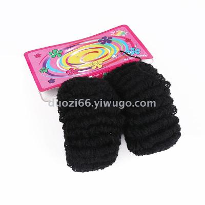 Korean super elastic flexible towel hair ring fine packaging without seams rope hair stretch high elastic hair ring