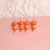Customized Cartoon Fox Earrings Creative Flexible Glue Girls Cute Eardrops Advertising Gifts Factory Customization