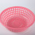 Thickened round Hollow Plastic Vegetable Basket Household Kitchen Storage Fruit and Vegetable Cleaning Sieve Drain Basket