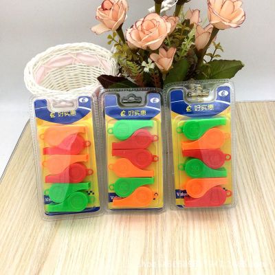 6 Children's Toys Plastic Whistle Sports Refueling Order 2 Yuan Shop Wholesale Hot Sale