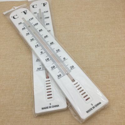 2 Yuan Shop Home Standing Large Straight Plate Thermometer Thermometer Blister Packaging (Factory Direct Sales Customizable)