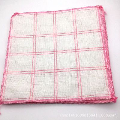 2 Yuan Store Dishcloth Wholesale Cotton Wood Fiber Oil-Free Scouring Pad Dish Towel Dishcloth