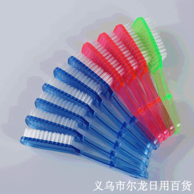 Plain Plastic Small Brush Shoes Cleaning Brush Washing Clothes Scrubbing Brush Shoes Soft Fur Washing Shoes Brush Wholesale