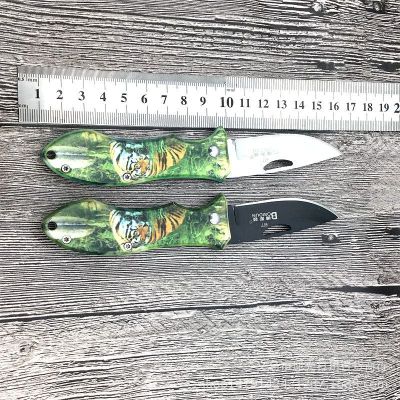 Boston Stainless Steel Folding Knife Portable Fruit Knife 10 Yuan Store Multi-Store Hot Sale Wholesale