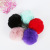 Creative Fluff Ball Key Ring Pendant Metal Bags Pendant Colorful Fur Ball Beautiful Key Ring Wholesale