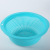 Thickened round Hollow Plastic Vegetable Basket Household Kitchen Storage Fruit and Vegetable Cleaning Sieve Drain Basket