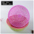 Thickened round Hollow Plastic Vegetable Basket Household Kitchen Storage Fruit and Vegetable Cleaning Sieve Drain Basket