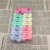 Creative High Quality Plastic Clip Socks Clip Clothes Clip Hot Sale Daily Necessities Two Yuan Store Supply Wholesale