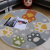 Wilton Woven Cartoon Carpet round Floor Mat Home Living Room Bedroom Baby Bedside Non-Slip Crawling Mat