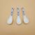 3 Small Ceramic Spoon Kitchen Tableware Restaurant Soup Spoon 2 Yuan Store Hot Sale Yiwu