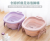 Household Foot Bath Barrel Heightened Folding Feet Bathing Tub Plastic Foot Barrel Massage Feet-Washing Basin Insulation Foot Bath Tub Deep Barrel