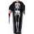 1448 Makeup Ball Garment Halloween Clothing Clothes Adult Skull Ghost Clothes with Skeleton Print Bar Diba Supplies